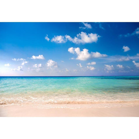 Beach Ocean Blue Sky Summer Holiday Photography Background G-584
