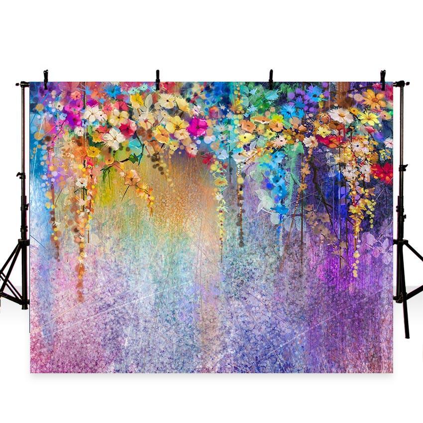 Patterned Backdrops Flower Backdrop Gradient Color Background G-771