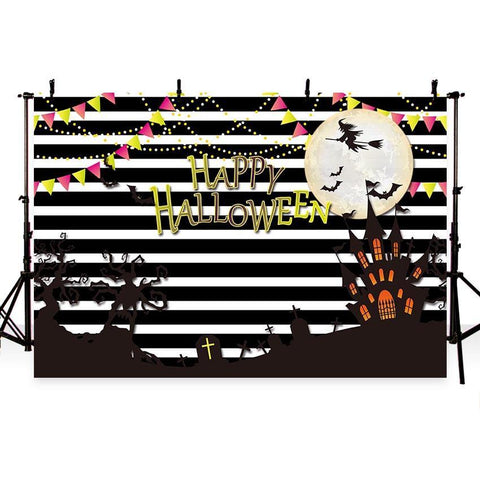 Pumpkin Background Halloween Backdrops Festival Backdrops Trees G-782