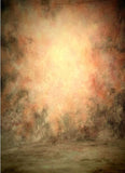 Abstract Peach Colors with Brighter Center Spot Studio Backdrop GA-54