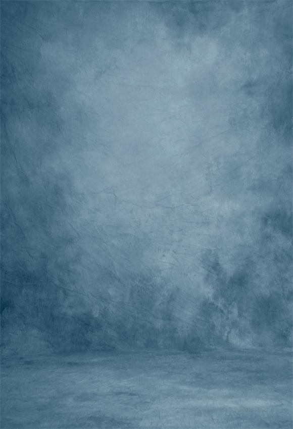 Blue Abstract Texture Portrait Photography Backdrop GC-151