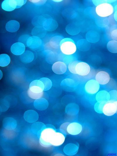 Lights Sparkled Blue Bokeh Backdrop for Photo Booths GC-95