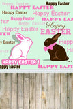Happy Easter Bunny Wood Floor Backdrops for Photography GE-013