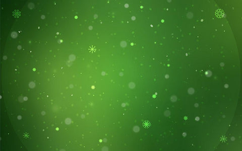 Green Snowflake Christmas Backdrops for Photography DBD-19297