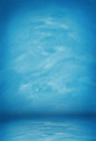 Sky Blue Abstract Texture Backdrop for Photography 