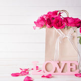 Red Rose Love Valentine's Day Photography Backdrop HJ03238