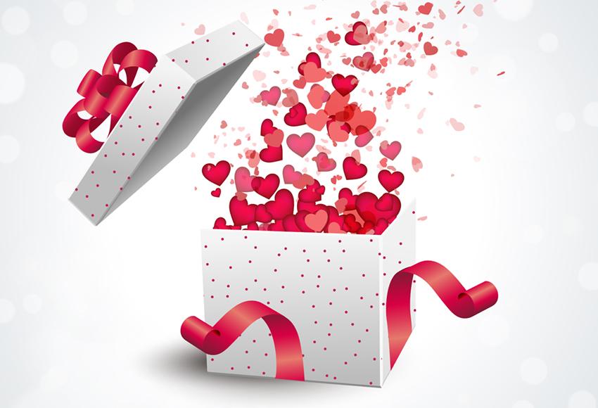 Valentine's Day Gifts Love Hearts Photo Studio Backdrop HJ03241