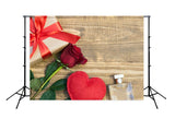 Valentine's Day Gifts Red Rose Love Backdrop for Studio HJ03245