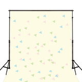  Bunting Backdrops Yellow Background J02587