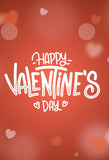 Happy Valentines Day Love Red Photo Studio Backdrop J03216