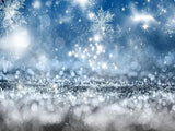 Snowflake Winter Bokeh  Wonderland Backdrop for Photography KAT-14