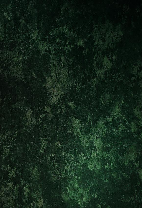 Telón de Fondo Abstracto de Color Verde Oscuro con Punto Negro LM-01389