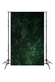 Telón de Fondo Abstracto de Color Verde Oscuro con Punto Negro LM-01389