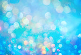 Blue Bokeh Lights Photography Backdrop for Studio  M159