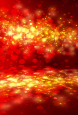 Red Bokeh Shining Glitter Photo Backdrop MR-2190