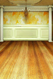 Golden Palace  Pillars Wood Floor  Photo Studio Backdrop MR-2224