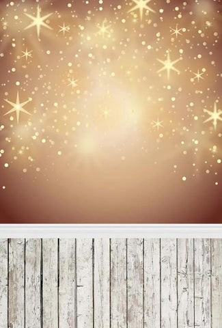 Gold Stars Dots Backdrop for Party Photography MR-2233