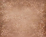 Abstract  Flowers Texture Blurry Brown Backdrop for Photo Booth NB-044