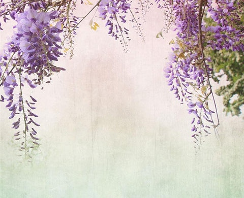 Wistaria Purple Lavender Drooping Branches Backdrop for Photography NB-070