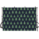 Repetitive Christmas Trees Design Backdrops for New Born Baby NB-191