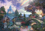 Castle Backdrops Colorful Backdrops Garden Backgrounds S-2714