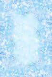 Flower Blue Backdrops for Baby Children Photography S-2990