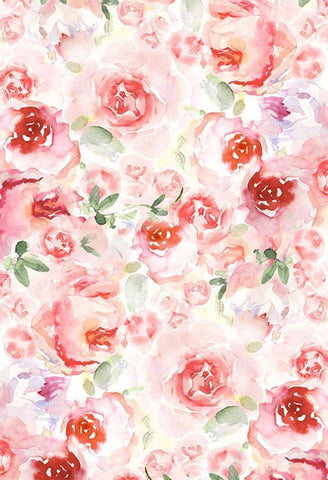 Patterned Backdrops Flower Backdrops Red Rose Backgrounds S-2999