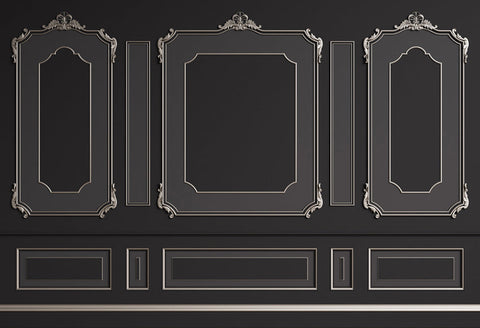 Black Grey  Retro Wall  Backdrop for Potography