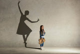 Ballet Dancer  Girl Shadows Photography Background 