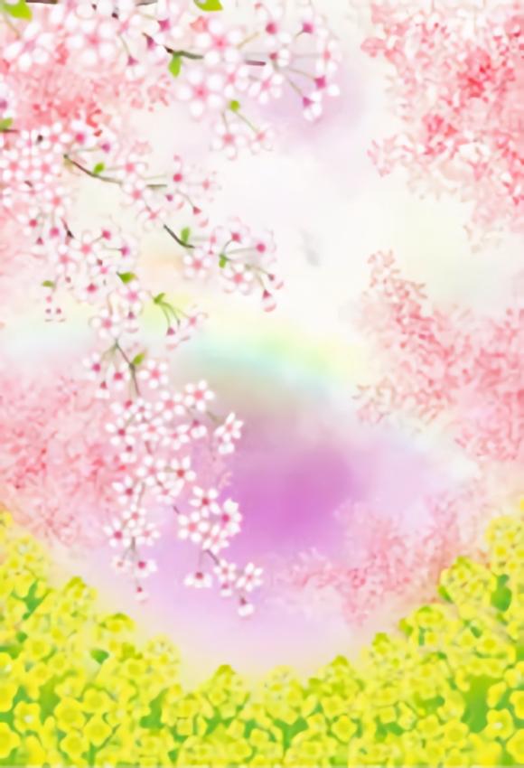 Pink Spring Flowers Bokeh Backdrop for Photography SH-214