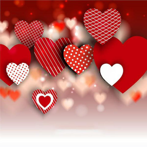 Valentine's Day Hearts Photography Backdrops SH503