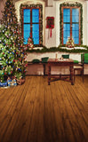 Decoración de Navidad de Habitación Telón de Fondo de Árbol para Fotografía ST-440