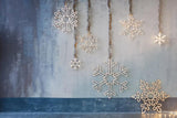 Snowflake Light Christmas Backdrops for Photo Booth DBD-19422