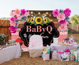 Baby Shower Bakckdrop Photo Booth Background