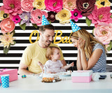 Floral Baby Shower Party Photography Backdrops