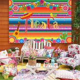 Fiesta Mexican Cinco De Mayo Party Decorations  Backdrop