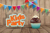 Kid Backdrops Food And Cake Backdrop Party Background YY00108-E