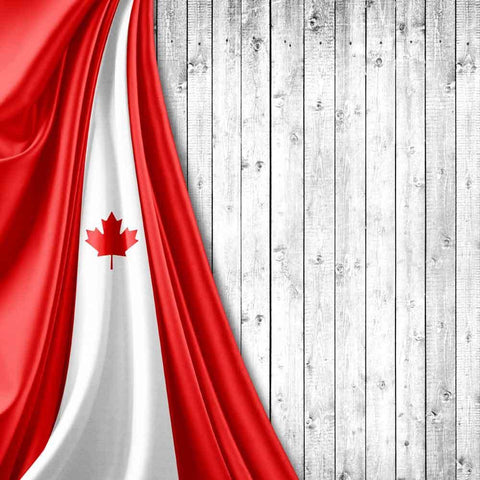 Bunting Backdrops Wooden Background Patriotic Backdrops YY00629-E