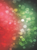 Bokeh Red Green Blurred Shinning Photography Backdrop for Photo Shoot 