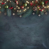 Christmas Decoration Blue Backdrop For Studio Photography