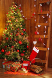 Christmas Tree Gift Sock Decoration Backdrop For Photography DBD-P19195