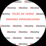 Banner de Fotografía de Logotipo Repetido Redondo Personalizado