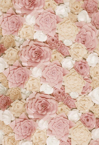 Flowers Decorations Photo Booth Backdrop for Wedding Birthday LV-071