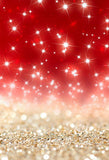 Photography Backdrop Gold Red Bokeh Glittering Background LV-1086