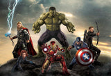 Avengers Marvel Backdrop for Boy Party Decorations LV-386