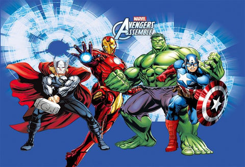 Avengers Backdrop for Boys Party Decorations Photo Booth LV-388