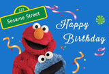Sesame Street Happy Birthday Backdrop for Photos  LV-464