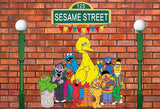 Sesame Street Brick Wall Backdrop for Photo Studio LV-468
