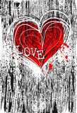 Valentine's Day Red Love Heart  Backdrop for Photo Booth  LV-626