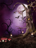 Fondo Violeta Fondo del Festival de Halloween de Vivo Dryad DBD-P19086